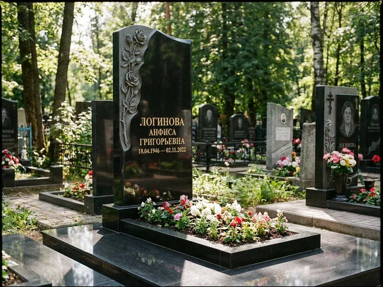 Памятник с барельефом — выполненная работа 10 в Саратове