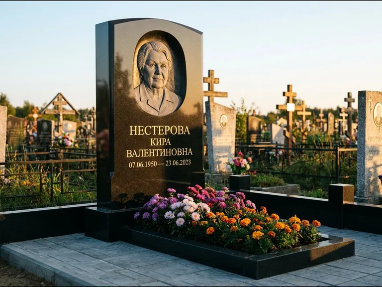 Памятник с барельефом — выполненная работа 12 в Саратове