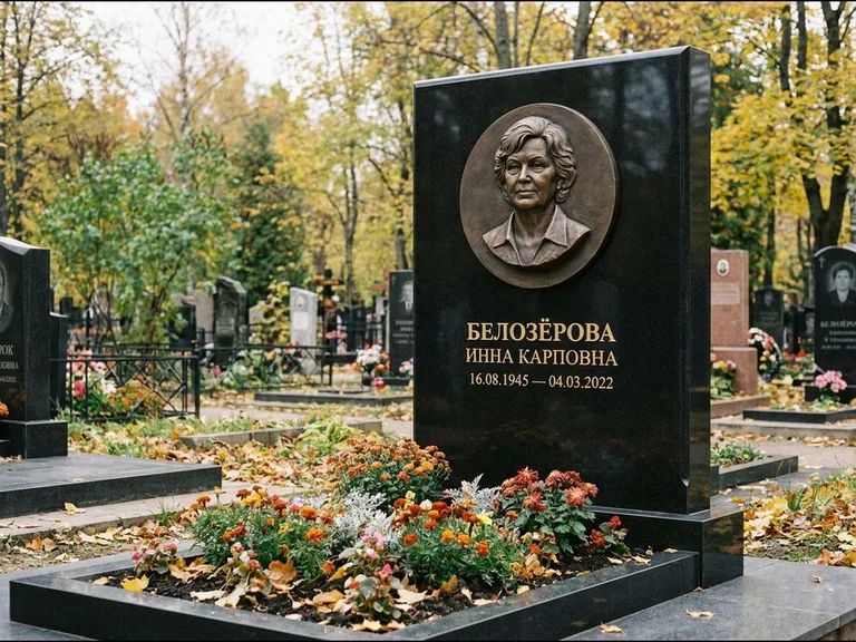 Памятник с барельефом — выполненная работа 14 в Саратове