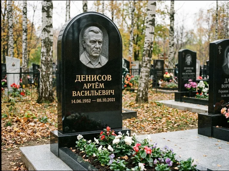 Памятник с барельефом — выполненная работа 17 в Саратове