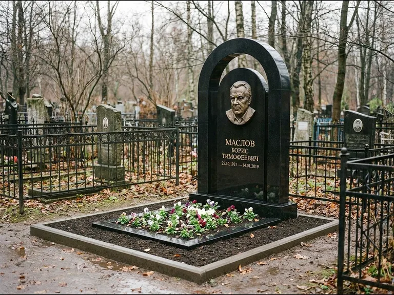 Памятник с барельефом — выполненная работа 23 в Саратове