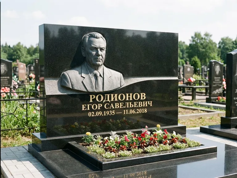 Памятник с барельефом — выполненная работа 27 в Саратове