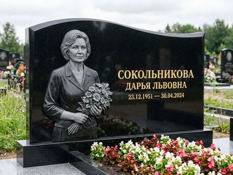 Памятник с барельефом — выполненная работа 28 в Саратове