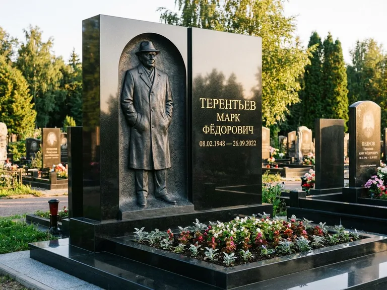 Памятник с барельефом — выполненная работа 29 в Саратове