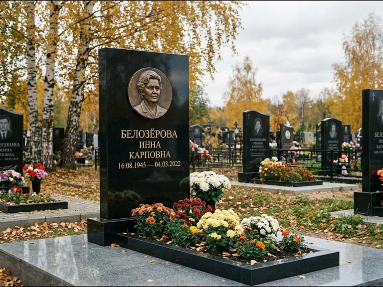 Памятник с барельефом — выполненная работа 2 в Саратове
