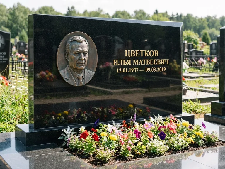 Памятник с барельефом — выполненная работа 33 в Саратове