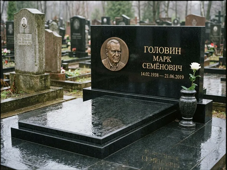 Памятник с барельефом — выполненная работа 40 в Саратове