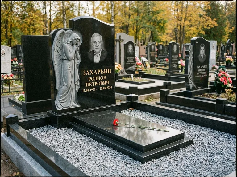 Памятник с барельефом — выполненная работа 44 в Саратове