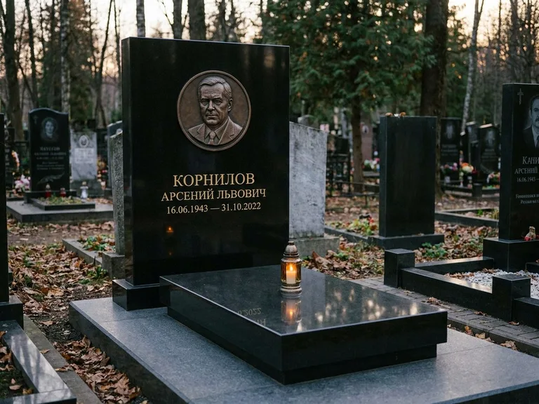 Памятник с барельефом — выполненная работа 46 в Саратове