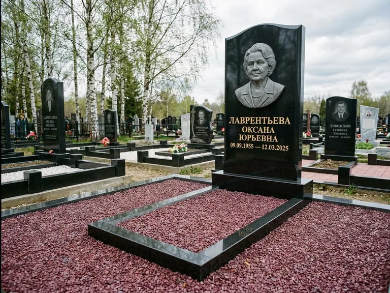 Памятник с барельефом — выполненная работа 47 в Саратове