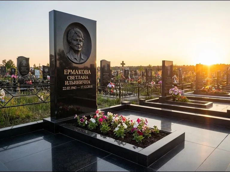 Памятник с барельефом — выполненная работа 6 в Саратове