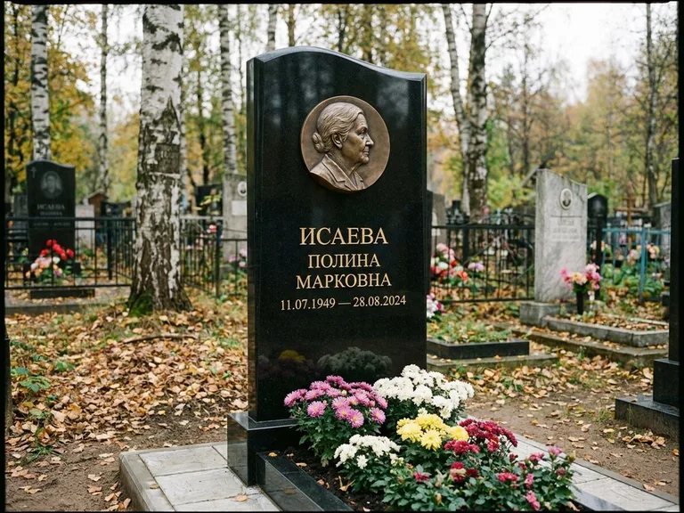 Памятник с барельефом — выполненная работа 8 в Саратове