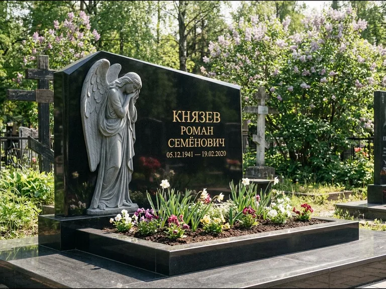 Памятник с барельефом — выполненная работа 9 в Саратове