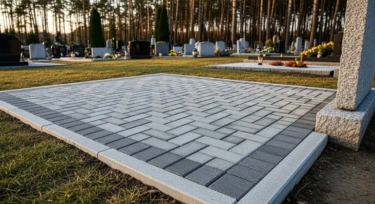 Мощение семейного захоронения, образец ПМ017 в Саратове