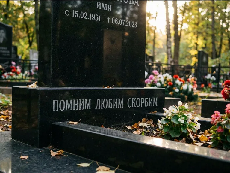 Эпитафия — гравировка с выездом на кладбище в Саратове