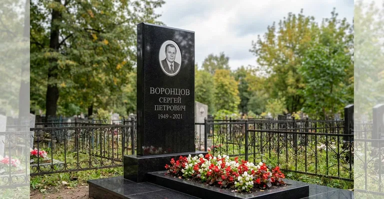 Мраморный памятник, Примеры памятников, установленных мастерской на кладбищах Саратова