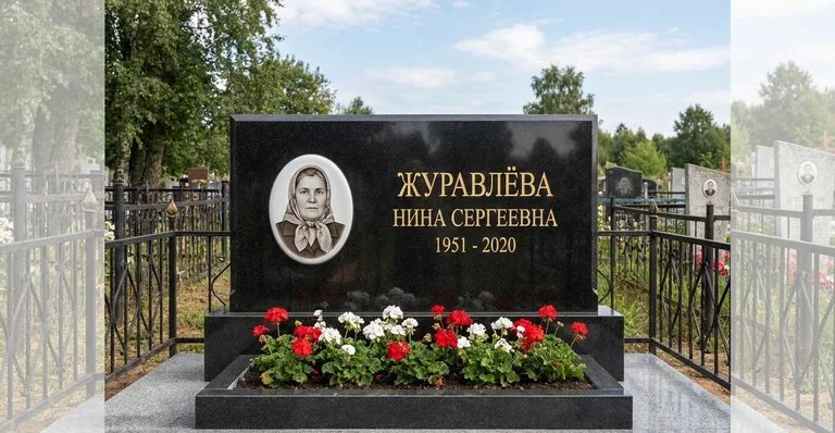 Семейный (двойной) памятник, Памятники мастерской «Мастер Каменев» на кладбищах Саратова