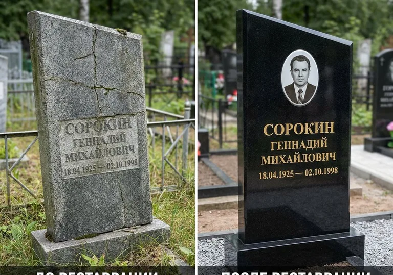 Полная реставрация старого памятника: до и после в Саратове