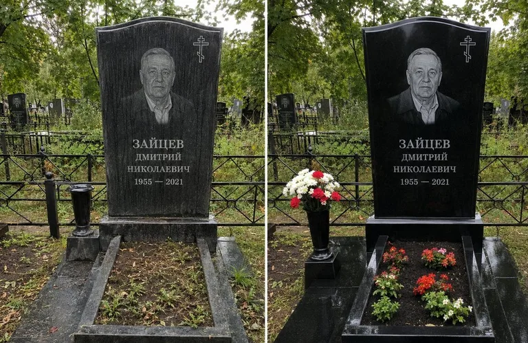Уборка комплекса со скамьёй и плиткой до и после в Саратове