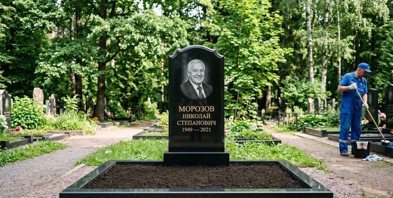 Уборка могил на кладбище в Саратове — наведение порядка, мойка памятника, благоустройство участка