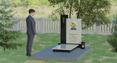 Семейный мемориальный комплекс на просторном участке