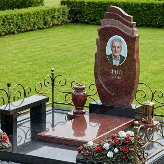 Мемориальный комплекс из Гранита и Металла в Челябинске, гранит Лезниковский