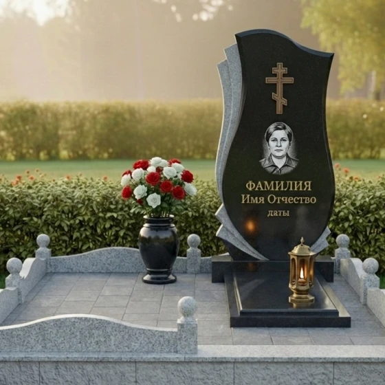 Мемориальный комплекс с крестом в Казани, гранит Габбро-диабаз