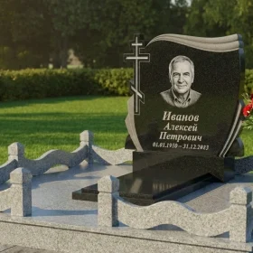 Памятник с крестом для мемориального комплекса - ПН480