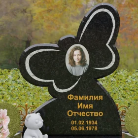 Вертикальный светский гранитный памятник - П236