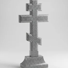 Крест на могилу из гранита — КРГ026