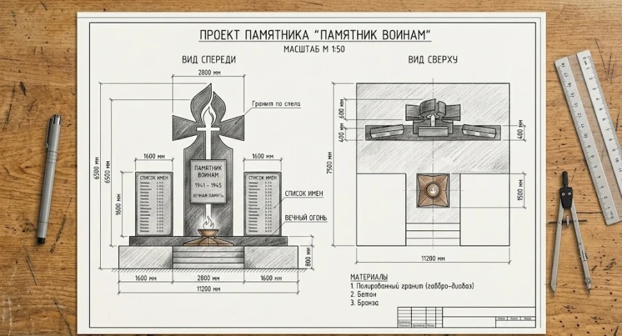 proekt-nadgrobiya-dlya-soglasovaniya