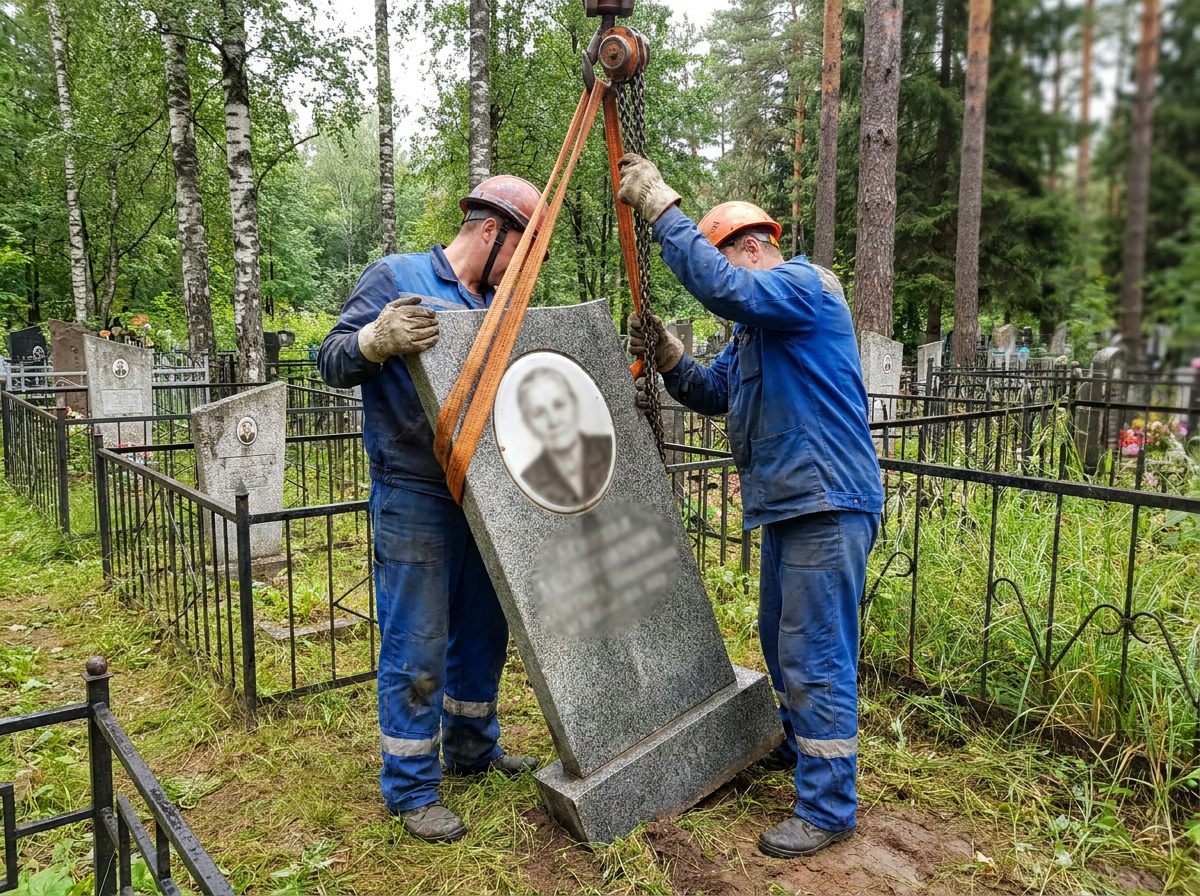 Демонтаж памятника в Саратове — пример 3