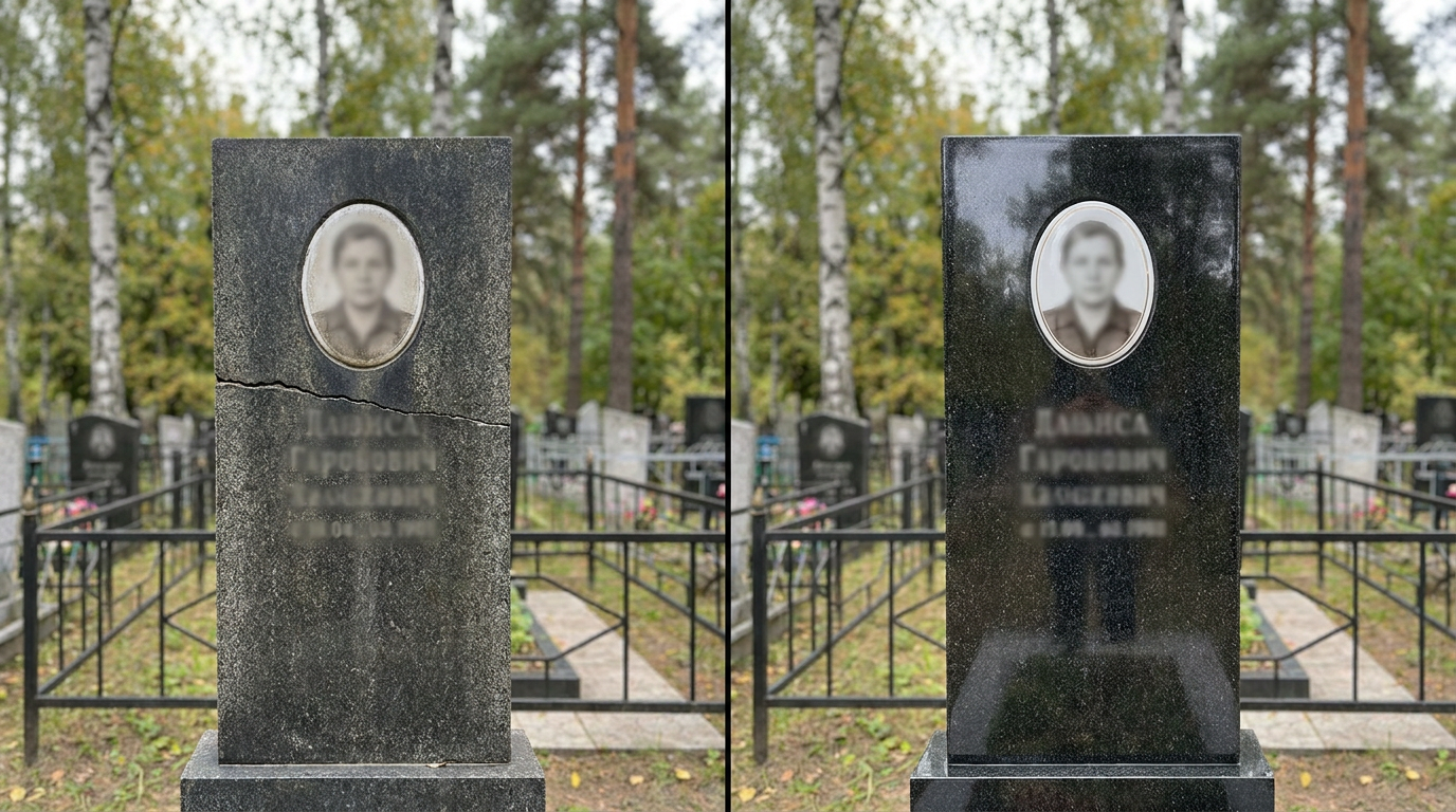 Реставрация памятника в Саратове — пример 4