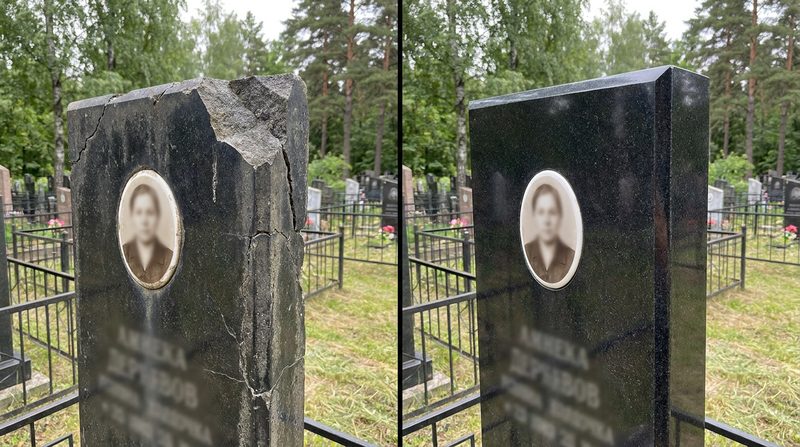Реставрация памятника в Саратове — пример 3
