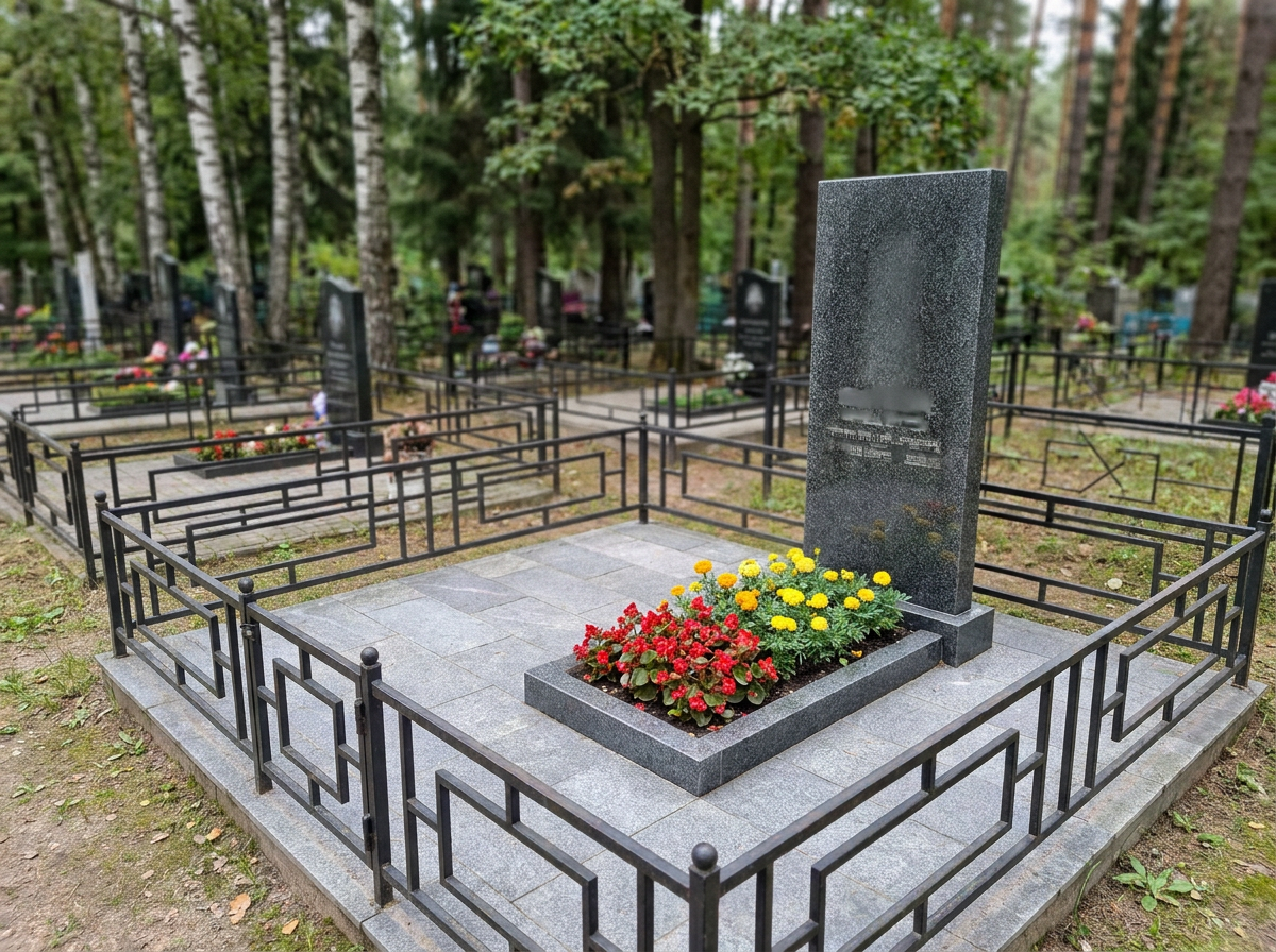 Уборка могилы в Саратове — пример 3