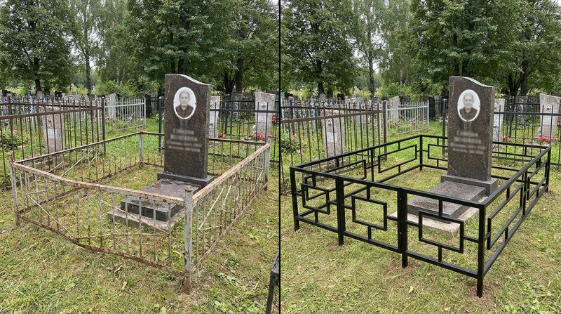 Установка ограды в Саратове — пример 1